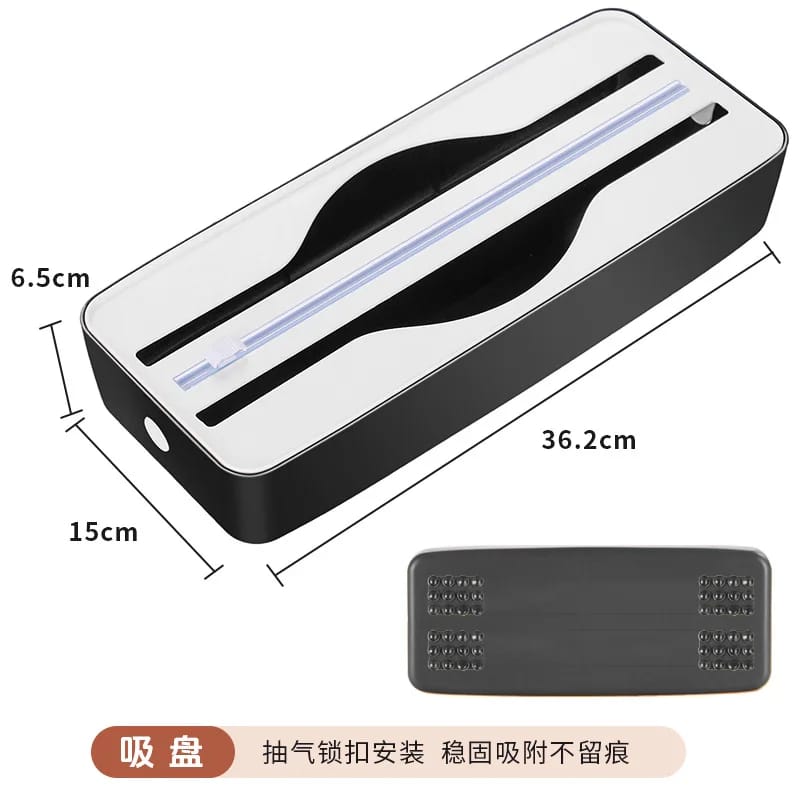 Dispenser Doble Film Y Aluminio De Pared Con Cortador